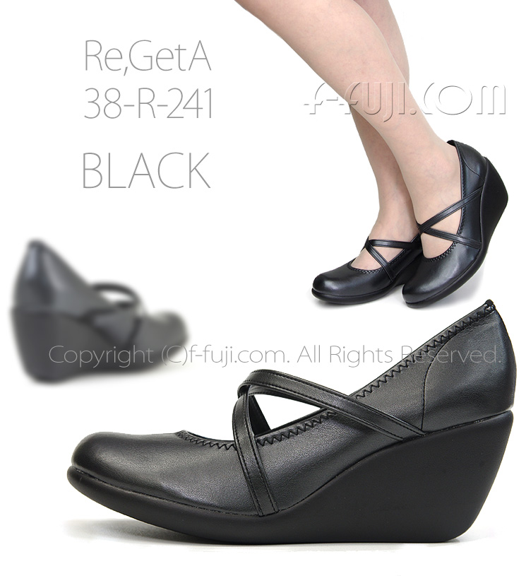 リゲッタ パンプス 38R241 靴 Re:GetA 7ｃｍ テレビで話題　はきやすい 歩きやすい オフィス 外反母趾 靴 正規商品 日本製 送料無料